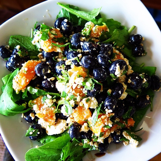 Blueberry and Feta Salad