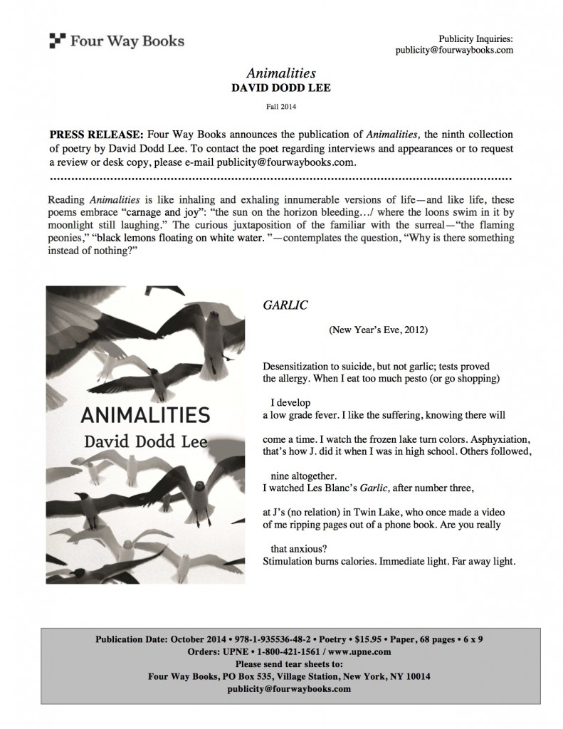 Press Release_Animalities by David Dodd Lee copy