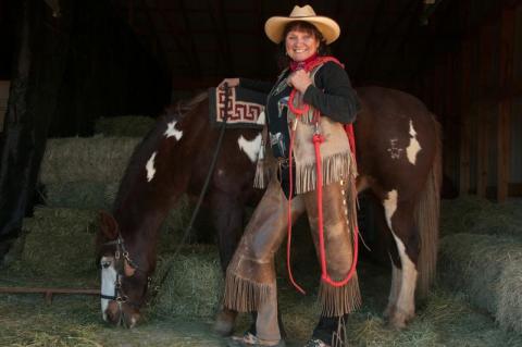 Silke Schnider, Wilbur Cruz Spanish Barb Horse Breeder, Author and Educator.